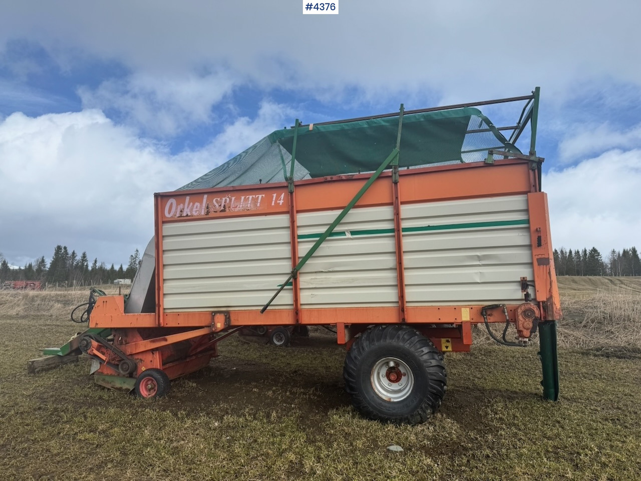 1990 Orkel Splitt 14 forage wagon - Szálastakarmány betakarítás gépei: 5 kép. 1990 Orkel Splitt 14 forage wagon - Szálastakarmány betakarítás gépei: 5 kép.