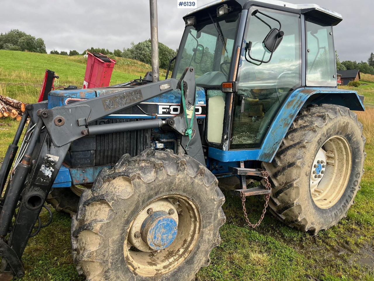 1992 Ford 5640 w/ Trima front loader - Traktor: 1 kép. 1992 Ford 5640 w/ Trima front loader - Traktor: 1 kép.