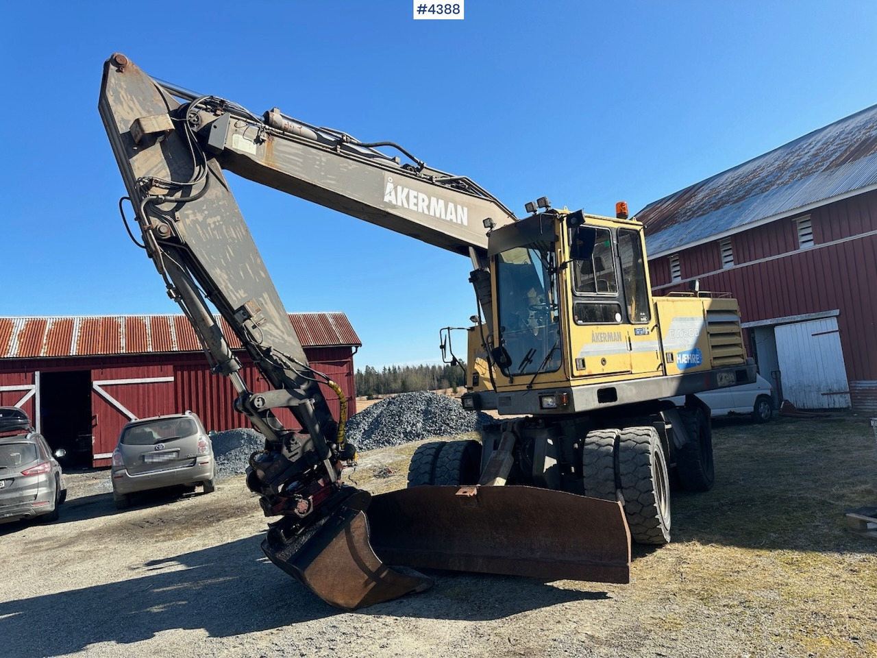 1995 Åkermann EW200 Wheel machine w/ grading bucket og tiltrotator. WATCH VIDEO. - Kotrógép: 5 kép. 1995 Åkermann EW200 Wheel machine w/ grading bucket og tiltrotator. WATCH VIDEO. - Kotrógép: 5 kép.