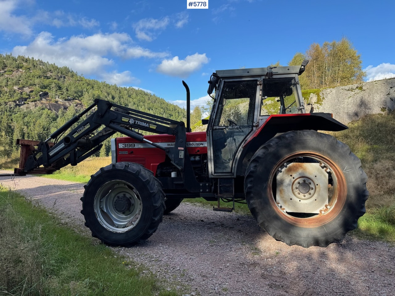 1995 Massey Ferguson 399 w/ front loader. - Traktor: 5 kép. 1995 Massey Ferguson 399 w/ front loader. - Traktor: 5 kép.