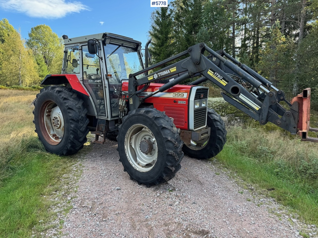 1995 Massey Ferguson 399 w/ front loader. - Traktor: 1 kép. 1995 Massey Ferguson 399 w/ front loader. - Traktor: 1 kép.