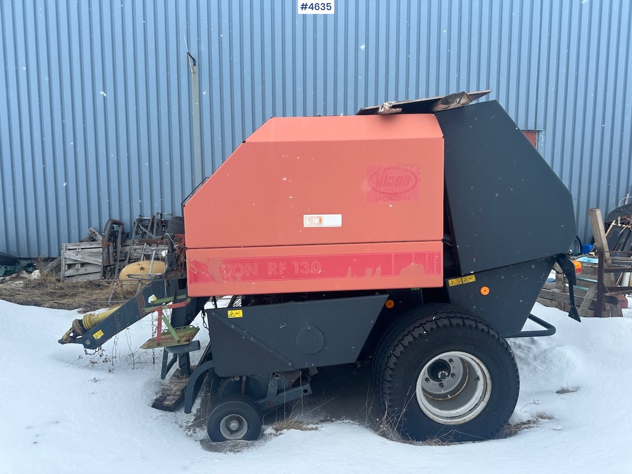 1998 Vicon RF 130 Round baler. - Szálastakarmány betakarítás gépei: 4 kép. 1998 Vicon RF 130 Round baler. - Szálastakarmány betakarítás gépei: 4 kép.