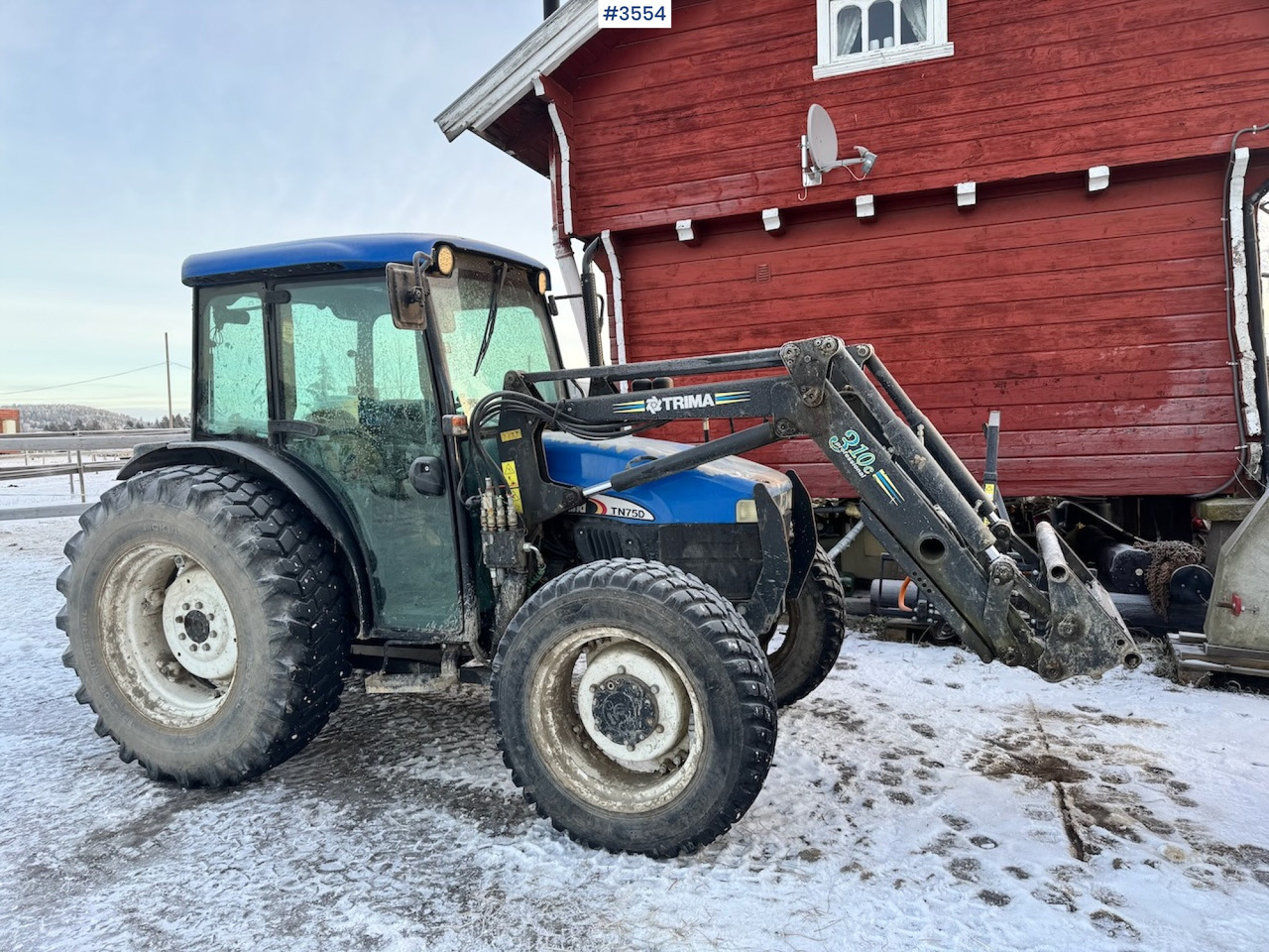 2003 New Holland TN75D 4x4 w/ Front Loader. 4000 hours! - Traktor: 2 kép. 2003 New Holland TN75D 4x4 w/ Front Loader. 4000 hours! - Traktor: 2 kép.
