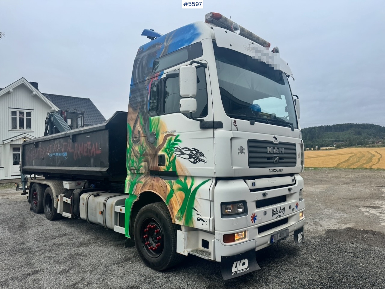 2004 MAN TGA 26.480 6x2 Hook Lift Truck - Horgos rakodó teherautó: 1 kép. 2004 MAN TGA 26.480 6x2 Hook Lift Truck - Horgos rakodó teherautó: 1 kép.