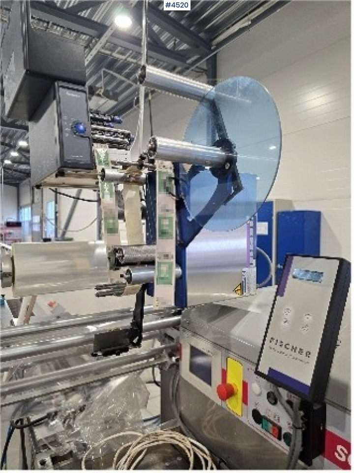 2005 Record Scorpion E and Fischer F4000 Sealing machine for fruit. - Csomagológép: 4 kép. 2005 Record Scorpion E and Fischer F4000 Sealing machine for fruit. - Csomagológép: 4 kép.