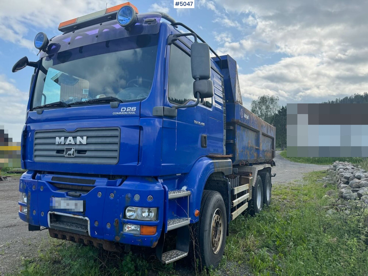 2007 MAN TGA 26.480 6x4 tipper - Billenőplatós teherautó: 1 kép. 2007 MAN TGA 26.480 6x4 tipper - Billenőplatós teherautó: 1 kép.
