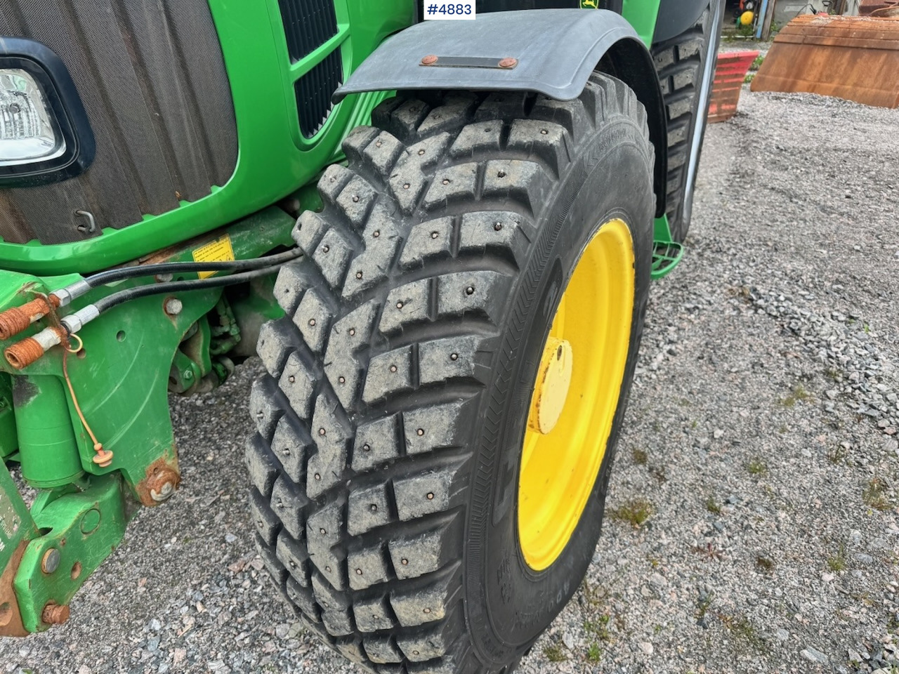 Traktor 2010 John Deere 6430 w/ Front Hydraulics and Front PTO. 2910 hours!: 10 kép.