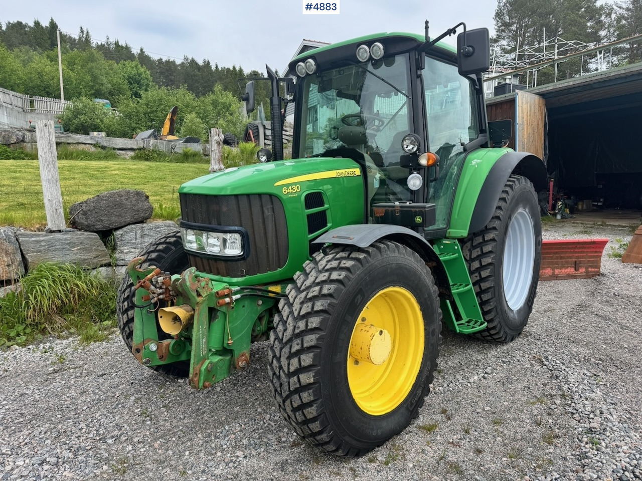 Traktor 2010 John Deere 6430 w/ Front Hydraulics and Front PTO. 2910 hours!: 9 kép.