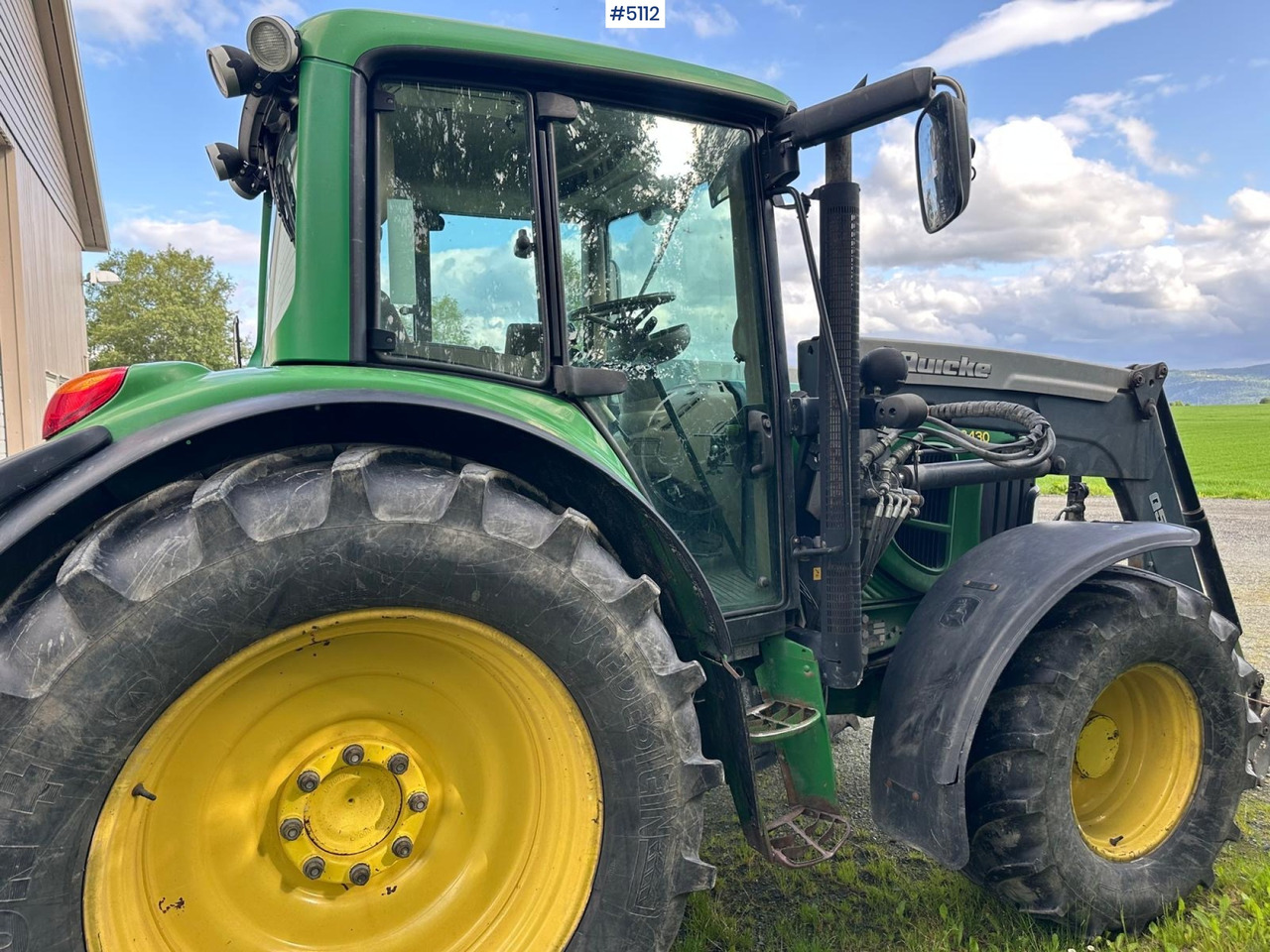 Traktor 2011 John Deere 6430 Premium m/ Quicke frontlaster & 2 sett dekk: 13 kép.