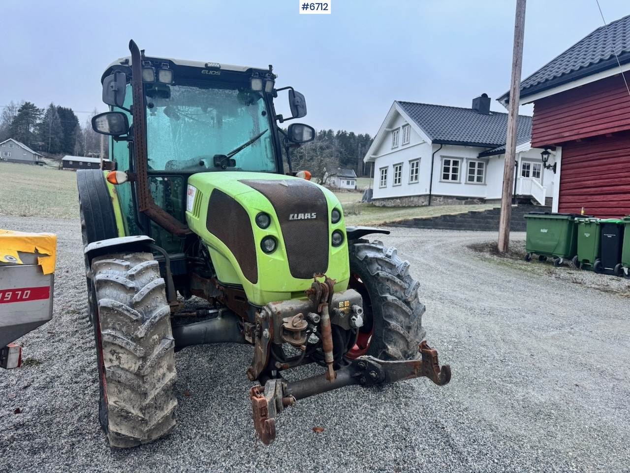 Traktor 2012 Claas 220 Elios w/ Front hydraulics. 4200 hours!: 8 kép. Traktor 2012 Claas 220 Elios w/ Front hydraulics. 4200 hours!: 8 kép.