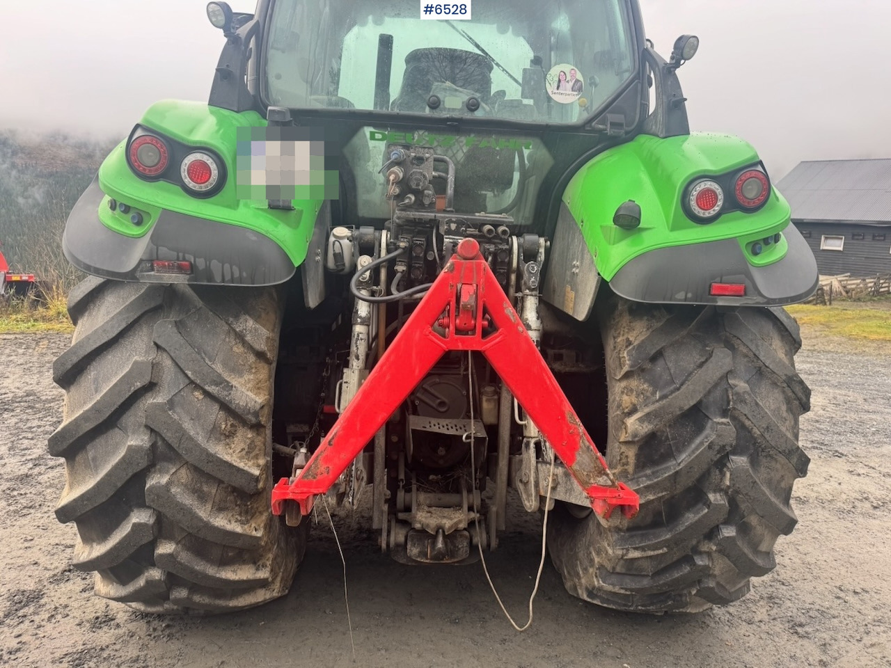 Traktor 2015 Deutz-fahr 6180 Agrotron w/ Front loader and Front hydraulics. 4010 hours!: 6 kép.