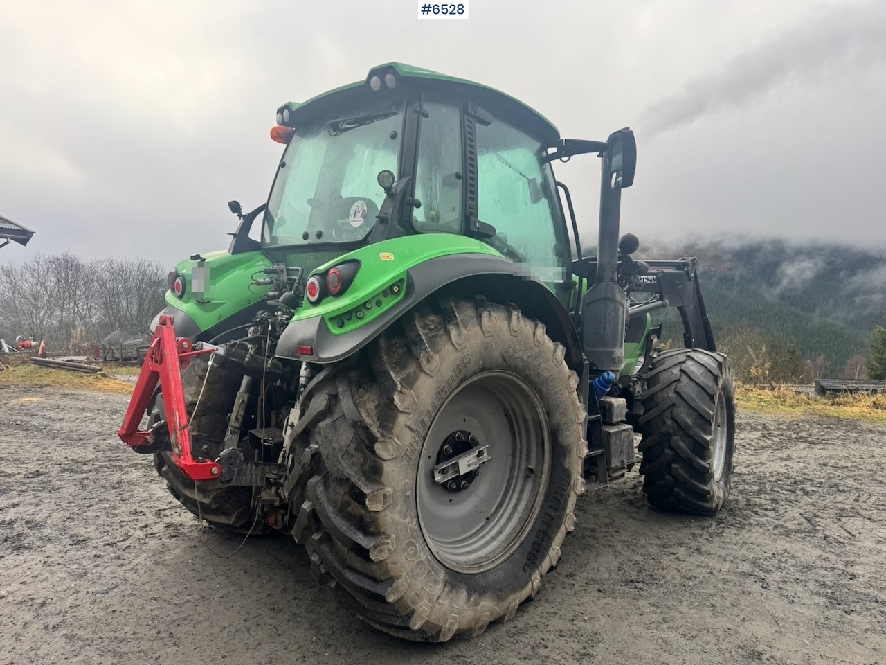 Traktor 2015 Deutz-fahr 6180 Agrotron w/ Front loader and Front hydraulics. 4010 hours!: 7 kép.