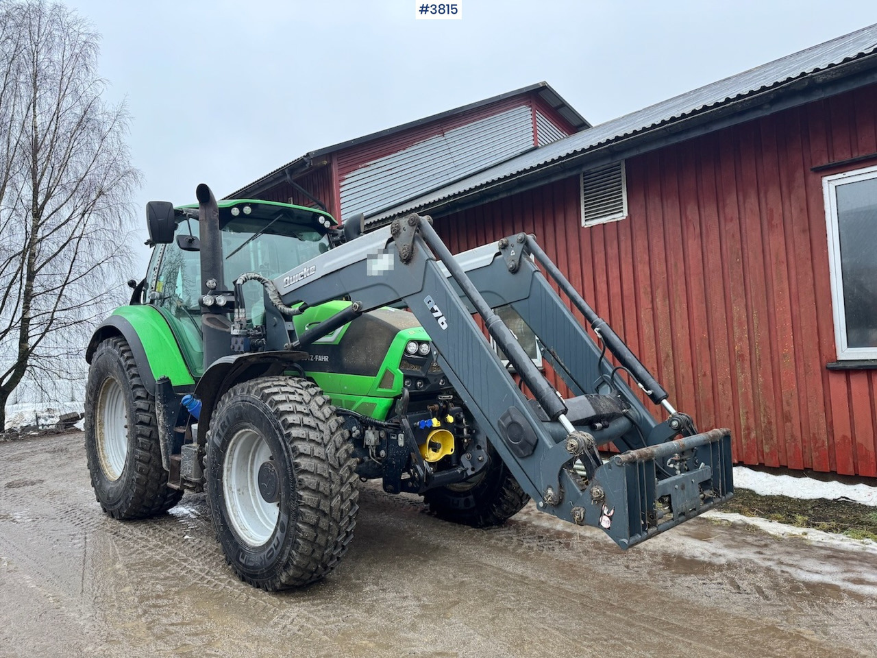 2015 Deutz-fahr 6190 Agrotron w/ Front loader, Front PTO and 2 sets of tires. - Traktor: 2 kép. 2015 Deutz-fahr 6190 Agrotron w/ Front loader, Front PTO and 2 sets of tires. - Traktor: 2 kép.