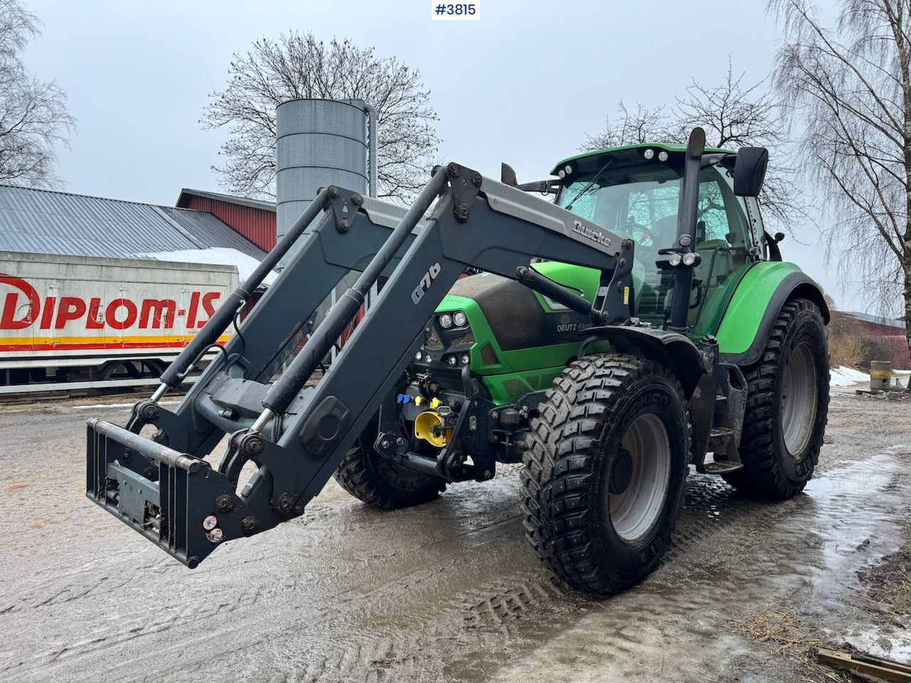 Traktor 2015 Deutz-fahr 6190 Agrotron w/ Front loader, Front PTO and 2 sets of tires.: 7 kép. Traktor 2015 Deutz-fahr 6190 Agrotron w/ Front loader, Front PTO and 2 sets of tires.: 7 kép.