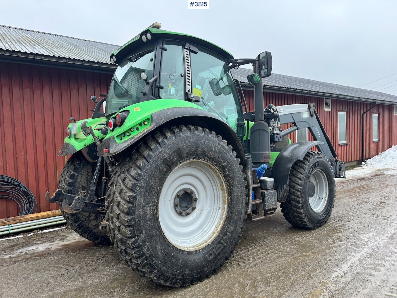 2015 Deutz-fahr 6190 Agrotron w/ Front loader, Front PTO and 2 sets of tires. - Traktor: 4 kép. 2015 Deutz-fahr 6190 Agrotron w/ Front loader, Front PTO and 2 sets of tires. - Traktor: 4 kép.