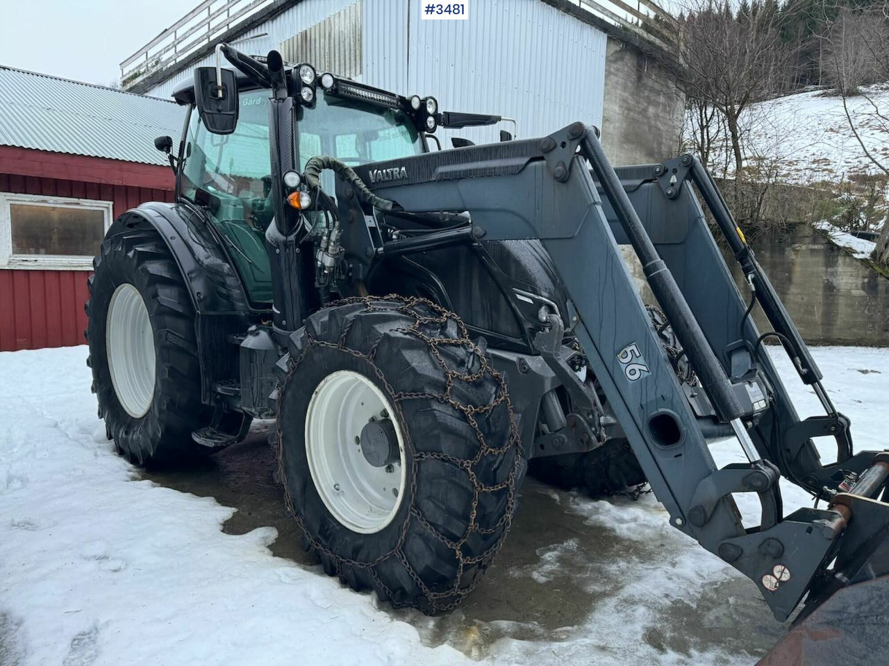 Traktor 2015 Valtra N174D w/ Front loader: 10 kép.