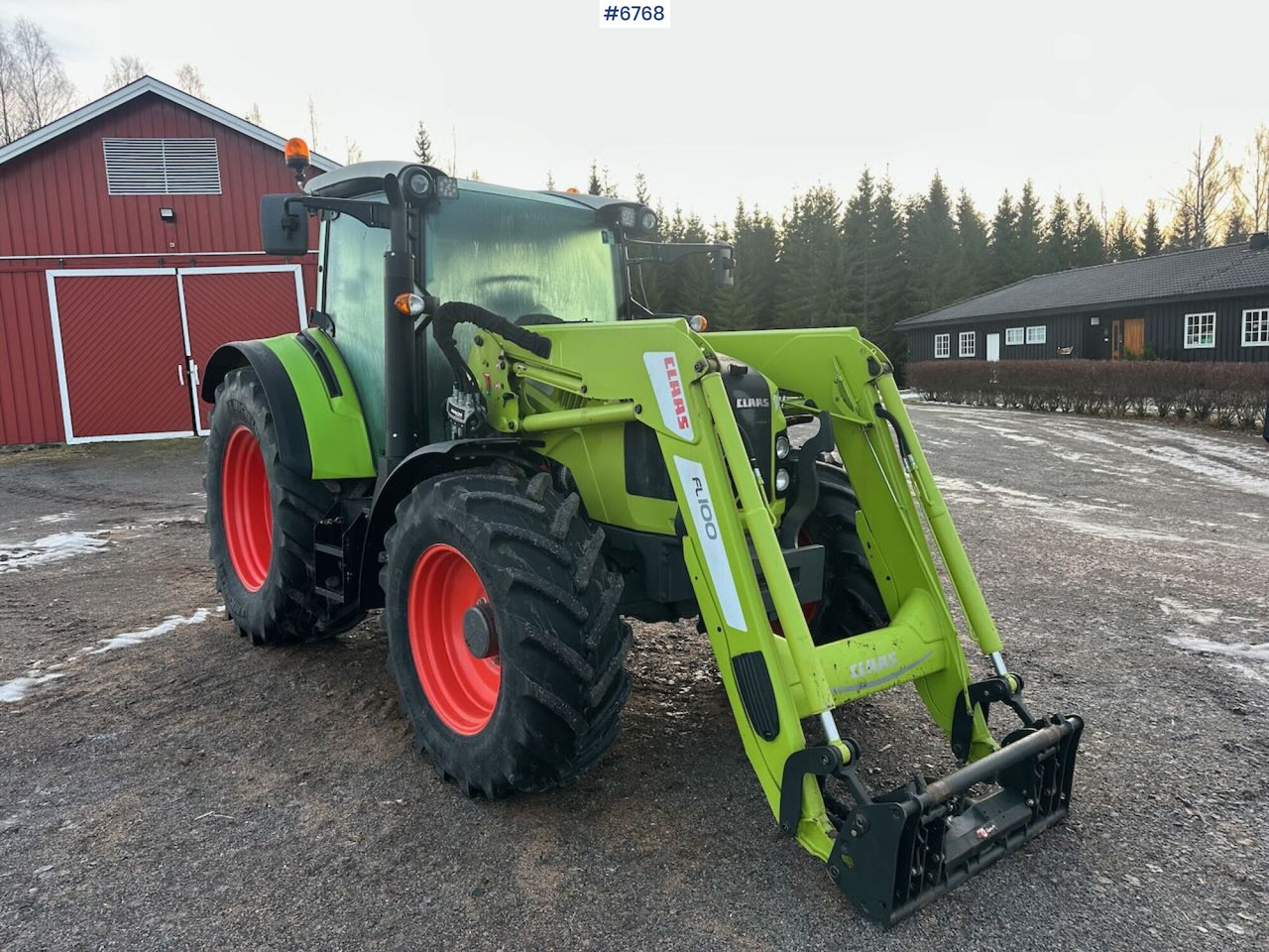 Traktor 2017 Claas Arion 440 4x4 tractor w/ front loader, GPS setup and good tires. Low hours!: 7 kép.