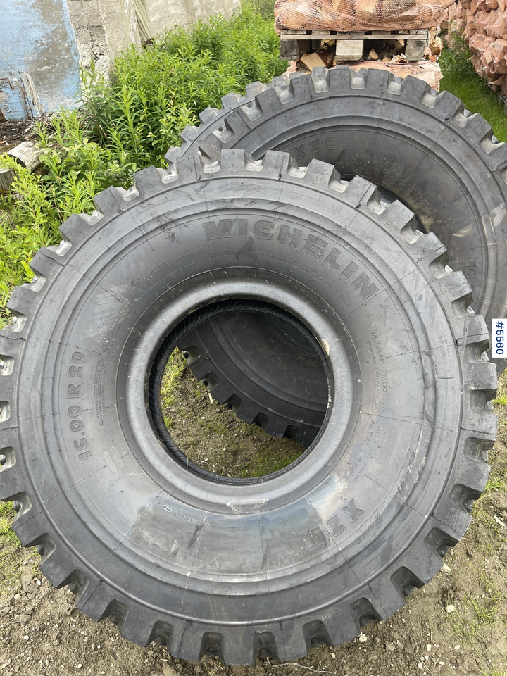 2018 Michelin XLZ 16.00 R20 Wheel Loader Tires - Gumiabroncs - Rakodógép: 1 kép. 2018 Michelin XLZ 16.00 R20 Wheel Loader Tires - Gumiabroncs - Rakodógép: 1 kép.