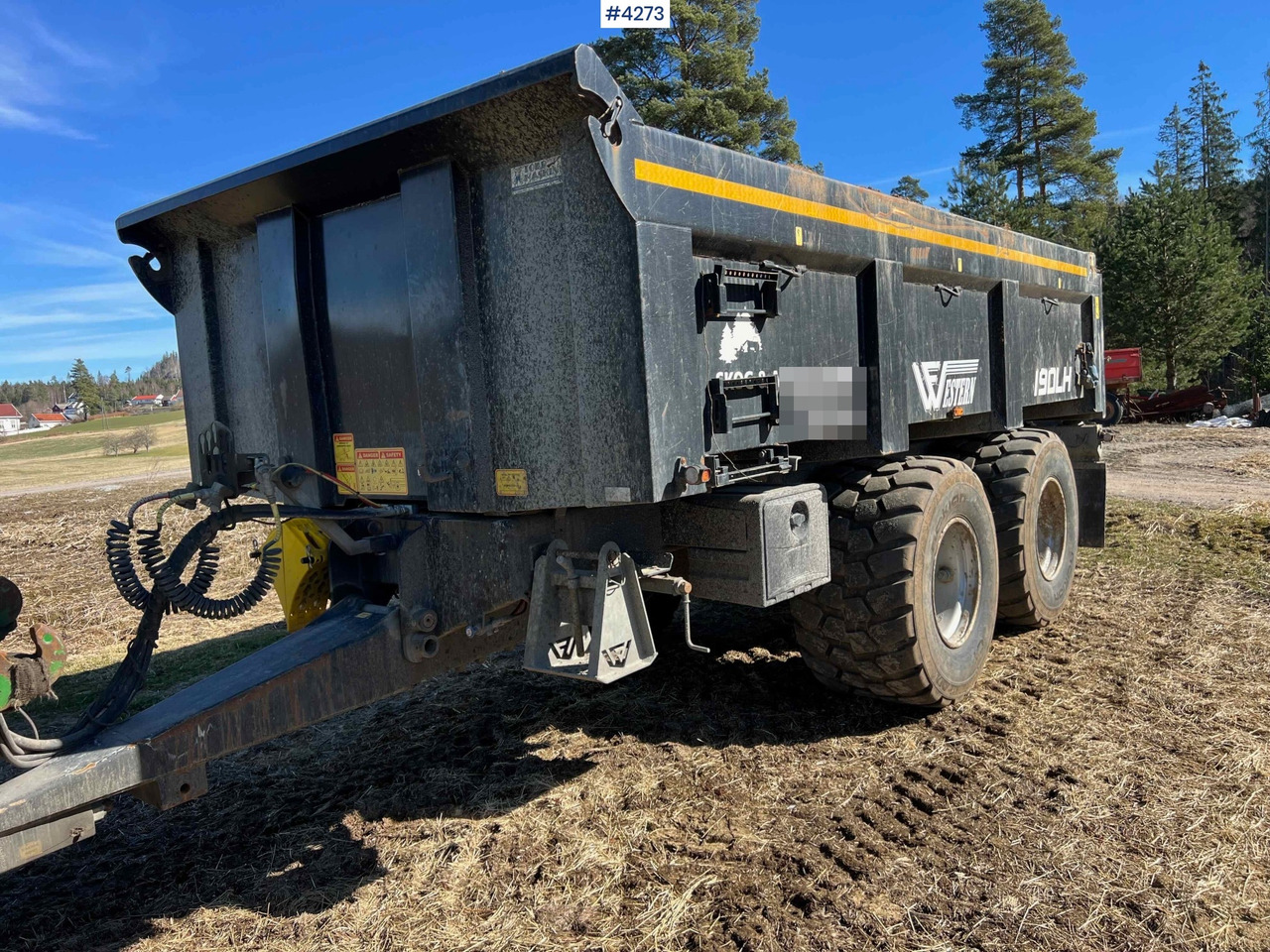 2020 Richard Western wf19DLH 2 axle dump trailer for tractor - Mezőgazdasági billenőpótkocsi: 2 kép. 2020 Richard Western wf19DLH 2 axle dump trailer for tractor - Mezőgazdasági billenőpótkocsi: 2 kép.