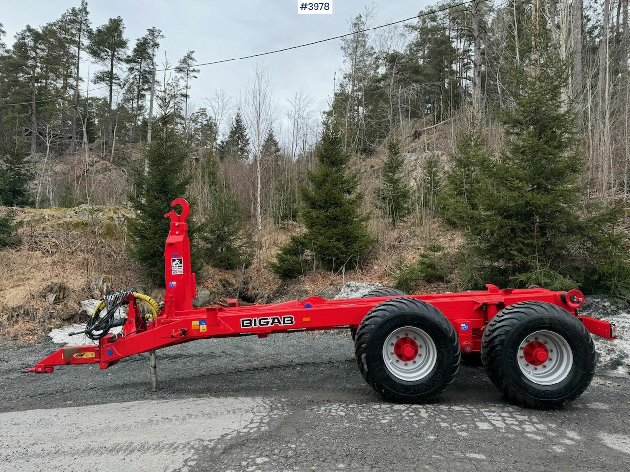 2022 Bigab 15-19 hook trailer - Pótkocsi mélybölcsős: 2 kép. 2022 Bigab 15-19 hook trailer - Pótkocsi mélybölcsős: 2 kép.