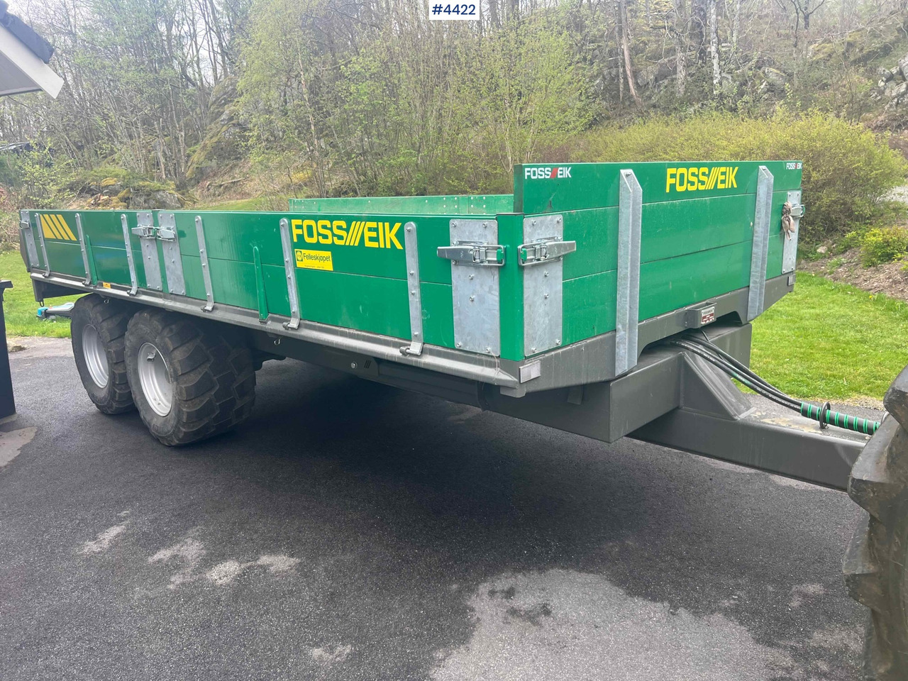 2024 Foss-Eik 2 axle Dumper trailer for tractor - Mezőgazdasági billenőpótkocsi: 2 kép. 2024 Foss-Eik 2 axle Dumper trailer for tractor - Mezőgazdasági billenőpótkocsi: 2 kép.