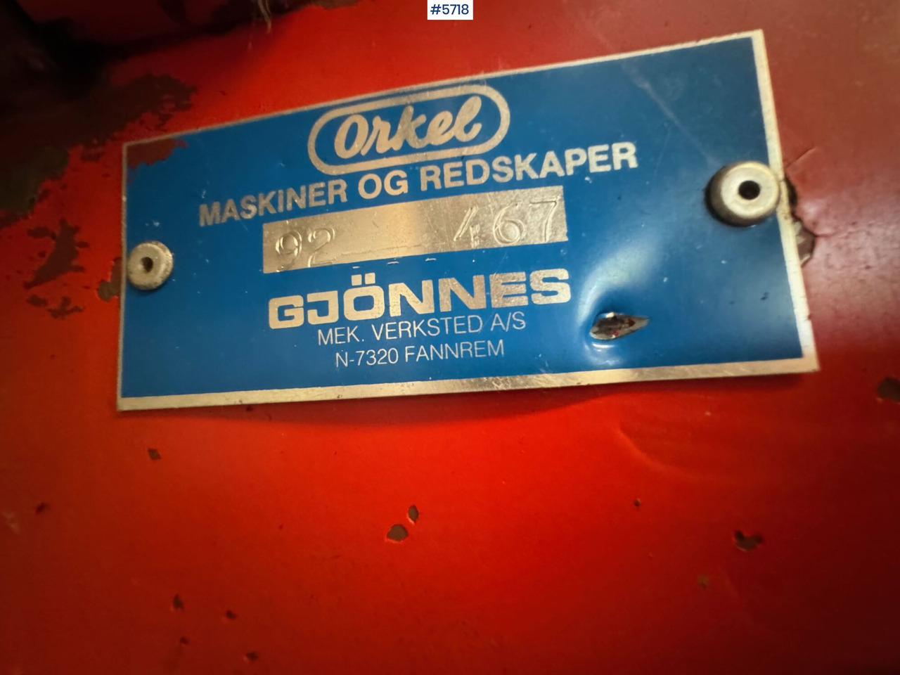 Szálastakarmány betakarítás gépei Orkel GP1200 Round Baler: 16 kép.