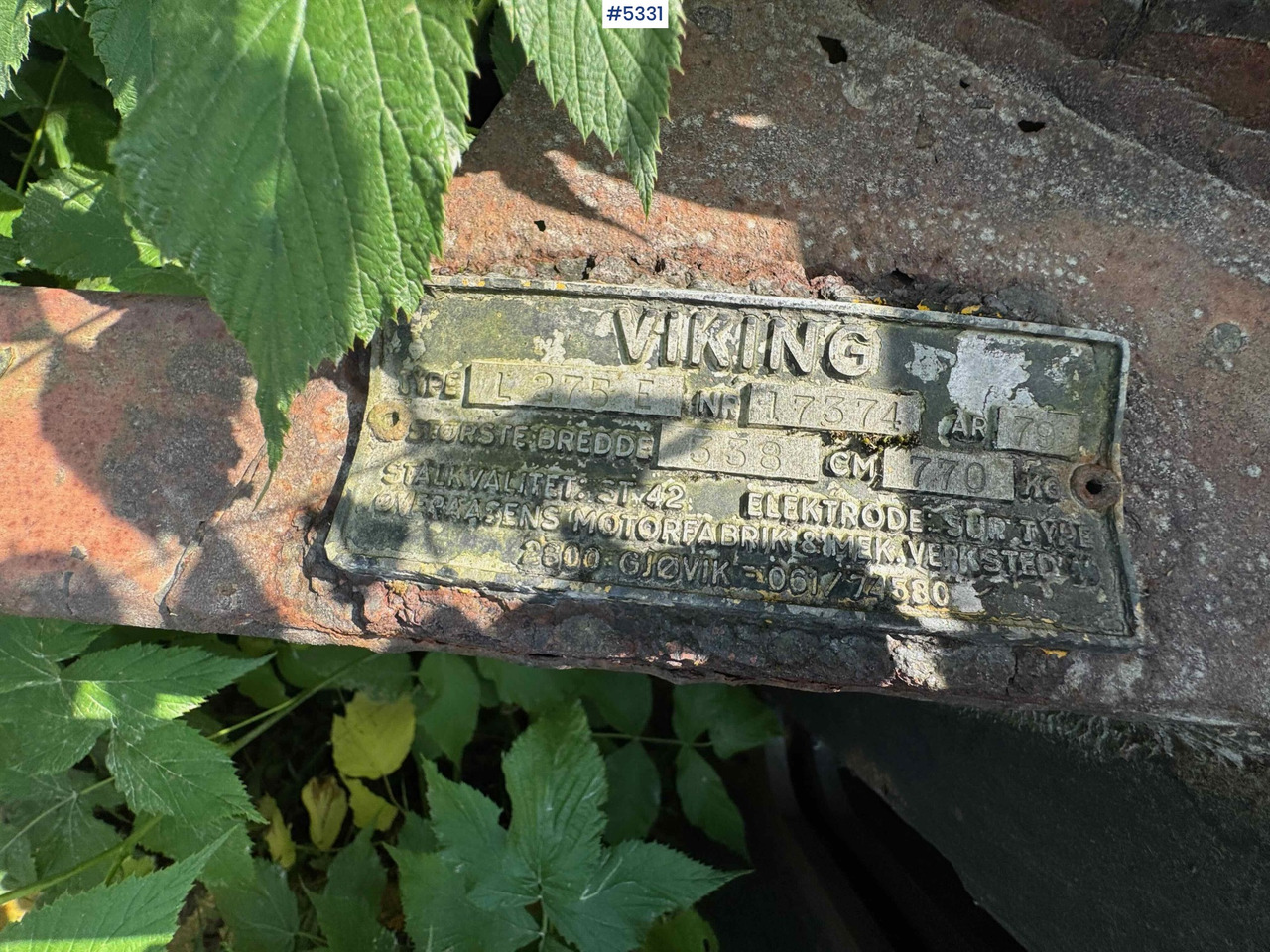 Többcélú/ Speciális jármű 1979 Viking L275E snow plow for tractor: 13 kép. Többcélú/ Speciális jármű 1979 Viking L275E snow plow for tractor: 13 kép.