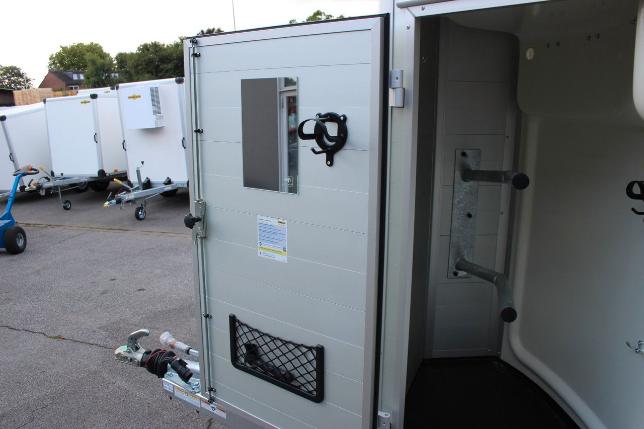 Pótkocsi állatszállító Humbaur Equitos Alu Plus 2400 Pferdeanhänger Sattelkamme: 17 kép.