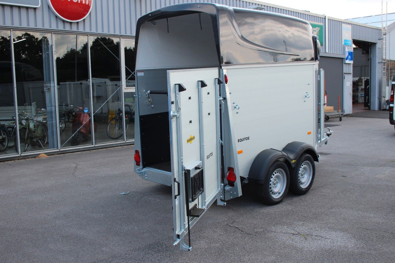 Pótkocsi állatszállító Humbaur Equitos Alu Plus 2400 Pferdeanhänger Sattelkamme: 18 kép.
