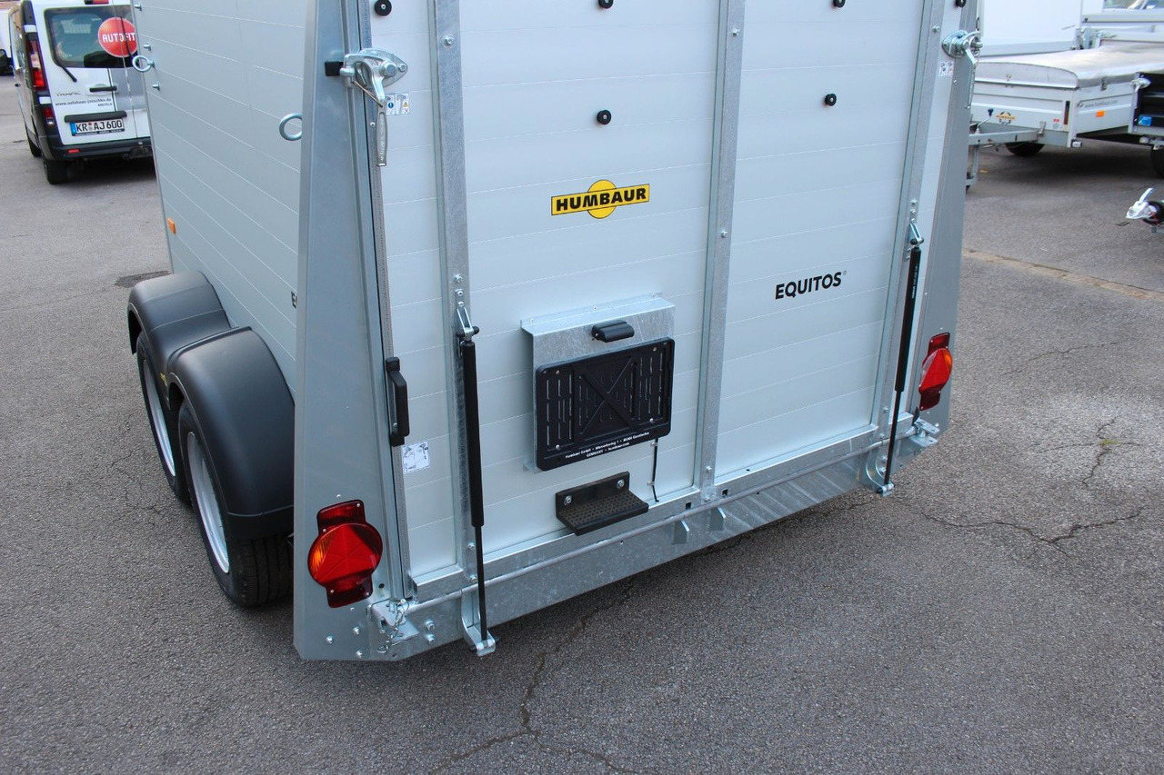 Pótkocsi állatszállító Humbaur Equitos Alu Plus 2400 Pferdeanhänger Sattelkamme: 19 kép.