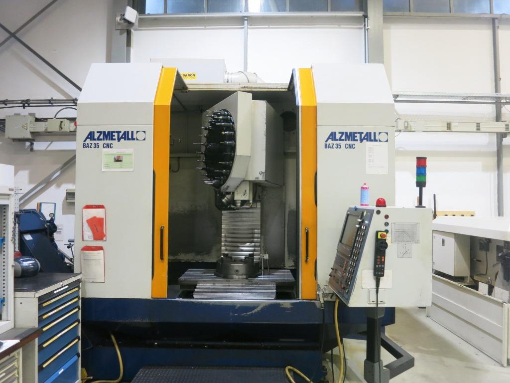 ALZMETALL BAZ 35 CNC - CNC megmunkáló központ: 1 kép. ALZMETALL BAZ 35 CNC - CNC megmunkáló központ: 1 kép.