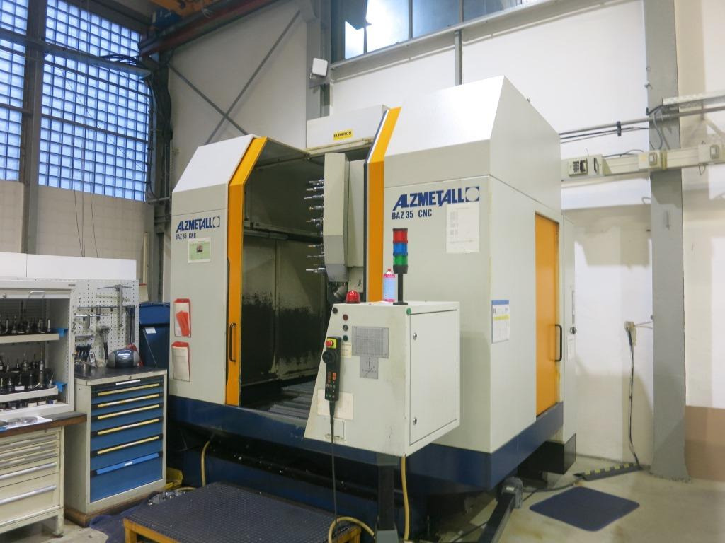 ALZMETALL BAZ 35 CNC - CNC megmunkáló központ: 5 kép. ALZMETALL BAZ 35 CNC - CNC megmunkáló központ: 5 kép.