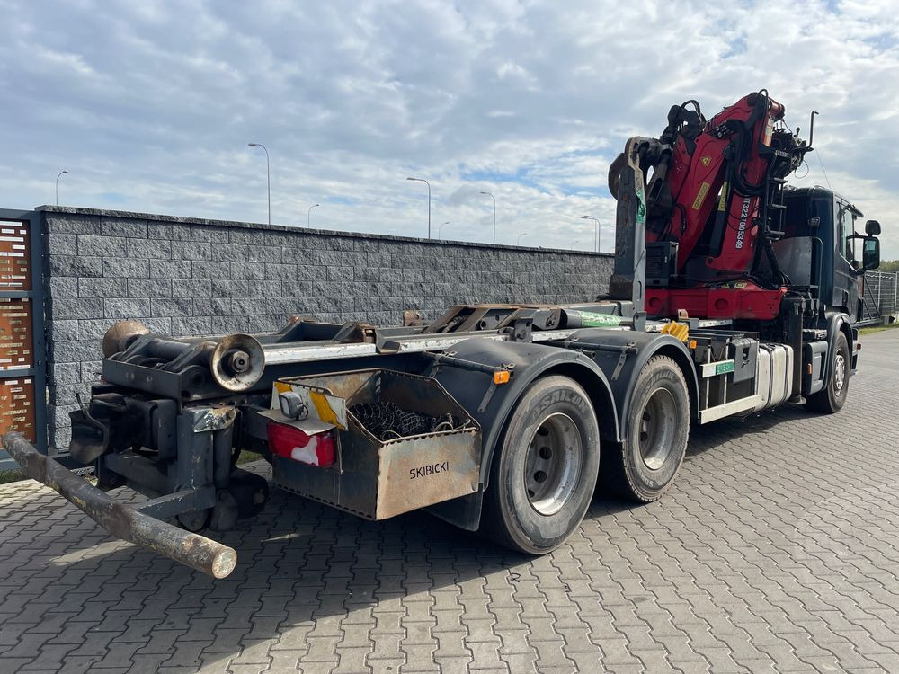 Scania P 400 6X2 Hakowiec Skibicki HDS GRACO - Horgos rakodó teherautó, Darus autó: 3 kép. Scania P 400 6X2 Hakowiec Skibicki HDS GRACO - Horgos rakodó teherautó, Darus autó: 3 kép.