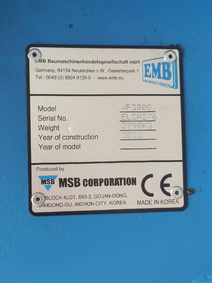 EMB VP3000 - Roppantó olló: 3 kép. EMB VP3000 - Roppantó olló: 3 kép.
