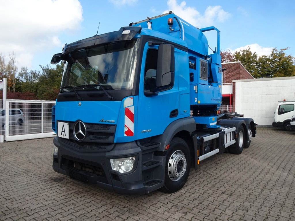 Mercedes-Benz 2533 Antos Presslader mit ASF für Papier - Horgos rakodó teherautó: 1 kép. Mercedes-Benz 2533 Antos Presslader mit ASF für Papier - Horgos rakodó teherautó: 1 kép.