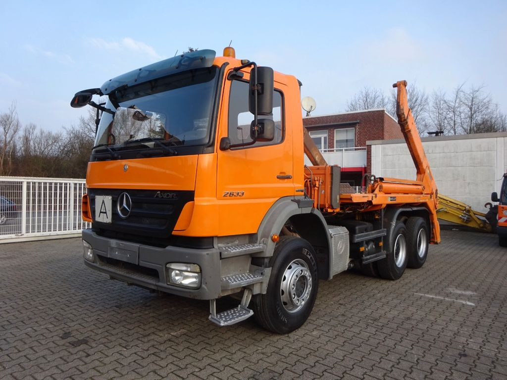 Mercedes-Benz 2633 Axor MEILLER Absetzkipper 6x4 - Konténerszállító: 2 kép. Mercedes-Benz 2633 Axor MEILLER Absetzkipper 6x4 - Konténerszállító: 2 kép.
