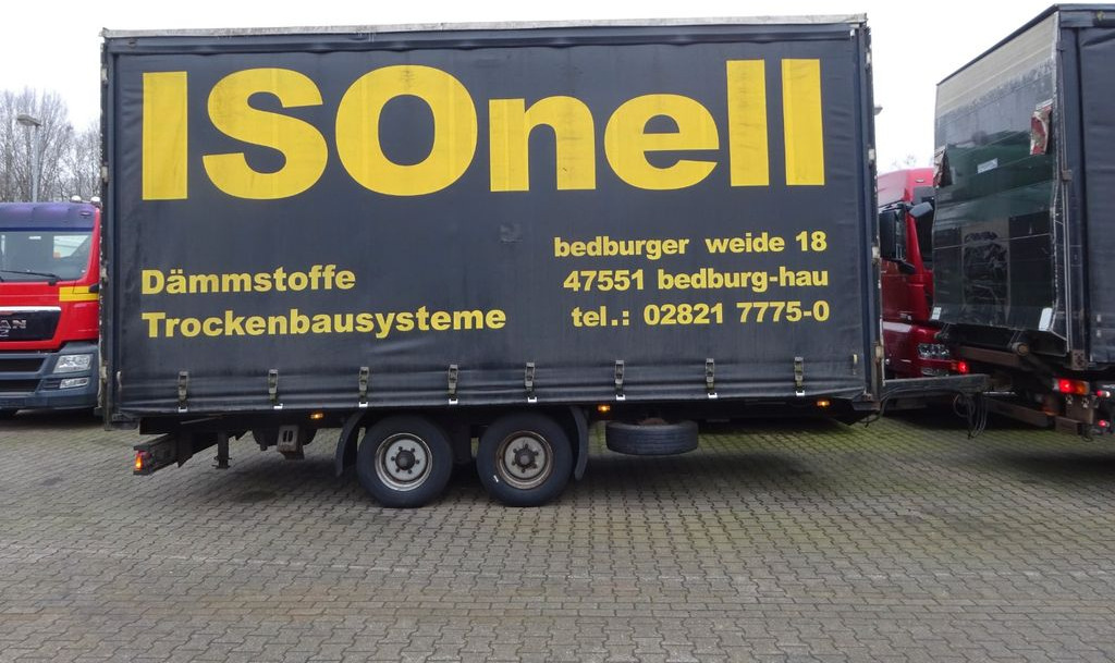 NSD Tandem Anhänger Plane + Spriegel +2 Achsen - Pótkocsi: 1 kép. NSD Tandem Anhänger Plane + Spriegel +2 Achsen - Pótkocsi: 1 kép.