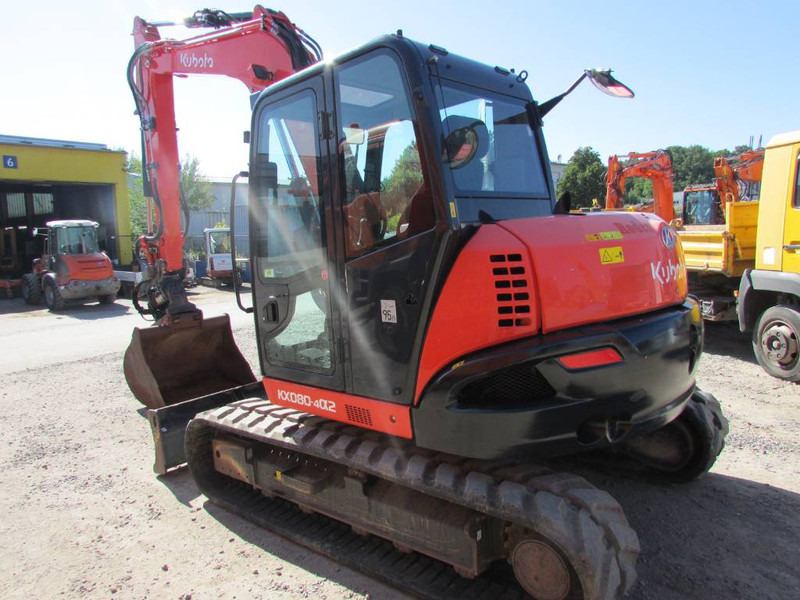 Kubota KX 080-4 alpha 2 Oil Quick OQ 60-5 Klima - Minikotró: 5 kép. Kubota KX 080-4 alpha 2 Oil Quick OQ 60-5 Klima - Minikotró: 5 kép.