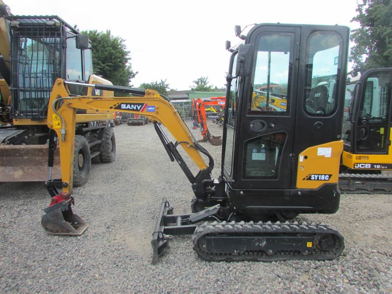 Sany SY 18 C Minibagger 18.000 EUR - Minikotró: 1 kép. Sany SY 18 C Minibagger 18.000 EUR - Minikotró: 1 kép.