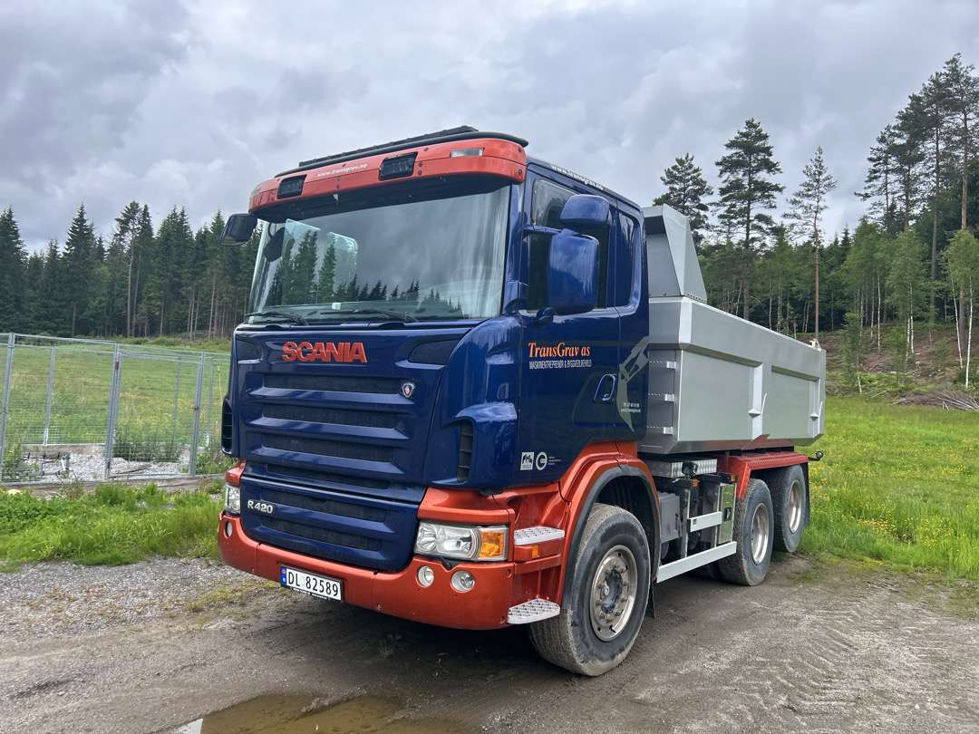 2008 Lastebil/dumper SCANIA R 420 CB6X2HNA EU-godkjent - Billenőplatós teherautó: 1 kép. 2008 Lastebil/dumper SCANIA R 420 CB6X2HNA EU-godkjent - Billenőplatós teherautó: 1 kép.