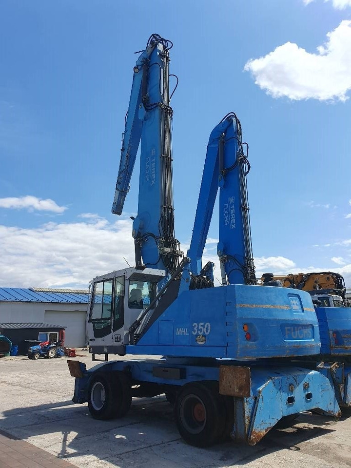 Terex Fuchs MHL350 - Hulladék kotró: 2 kép. Terex Fuchs MHL350 - Hulladék kotró: 2 kép.
