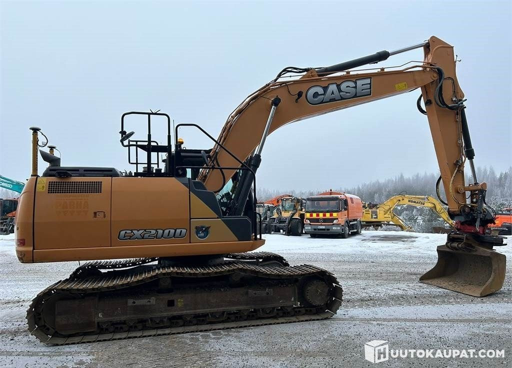 Case CX210D, 2016, 11,200 h Excavator, Lempäälä - Lánctalpas kotró: 2 kép. Case CX210D, 2016, 11,200 h Excavator, Lempäälä - Lánctalpas kotró: 2 kép.