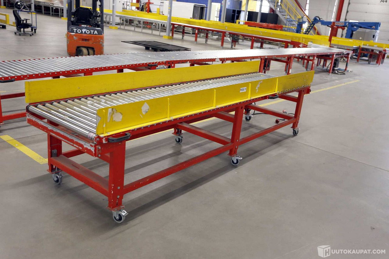 Moottoroitu, liikuteltava rullakuljetin, Ferroplan Oy. LGS6020, Vantaa - Egyéb gépek: 2 kép. Moottoroitu, liikuteltava rullakuljetin, Ferroplan Oy. LGS6020, Vantaa - Egyéb gépek: 2 kép.