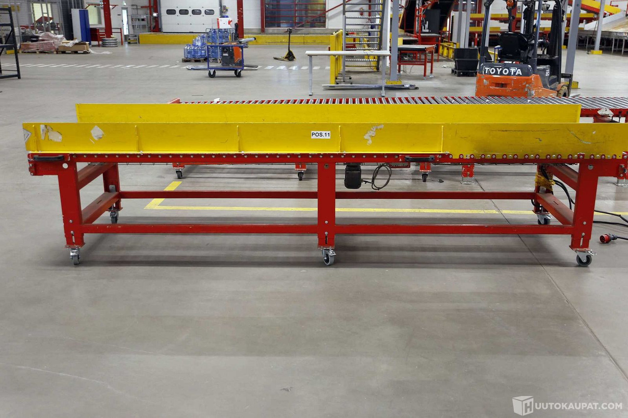 Moottoroitu, liikuteltava rullakuljetin, Ferroplan Oy. LGS6020, Vantaa - Egyéb gépek: 3 kép. Moottoroitu, liikuteltava rullakuljetin, Ferroplan Oy. LGS6020, Vantaa - Egyéb gépek: 3 kép.