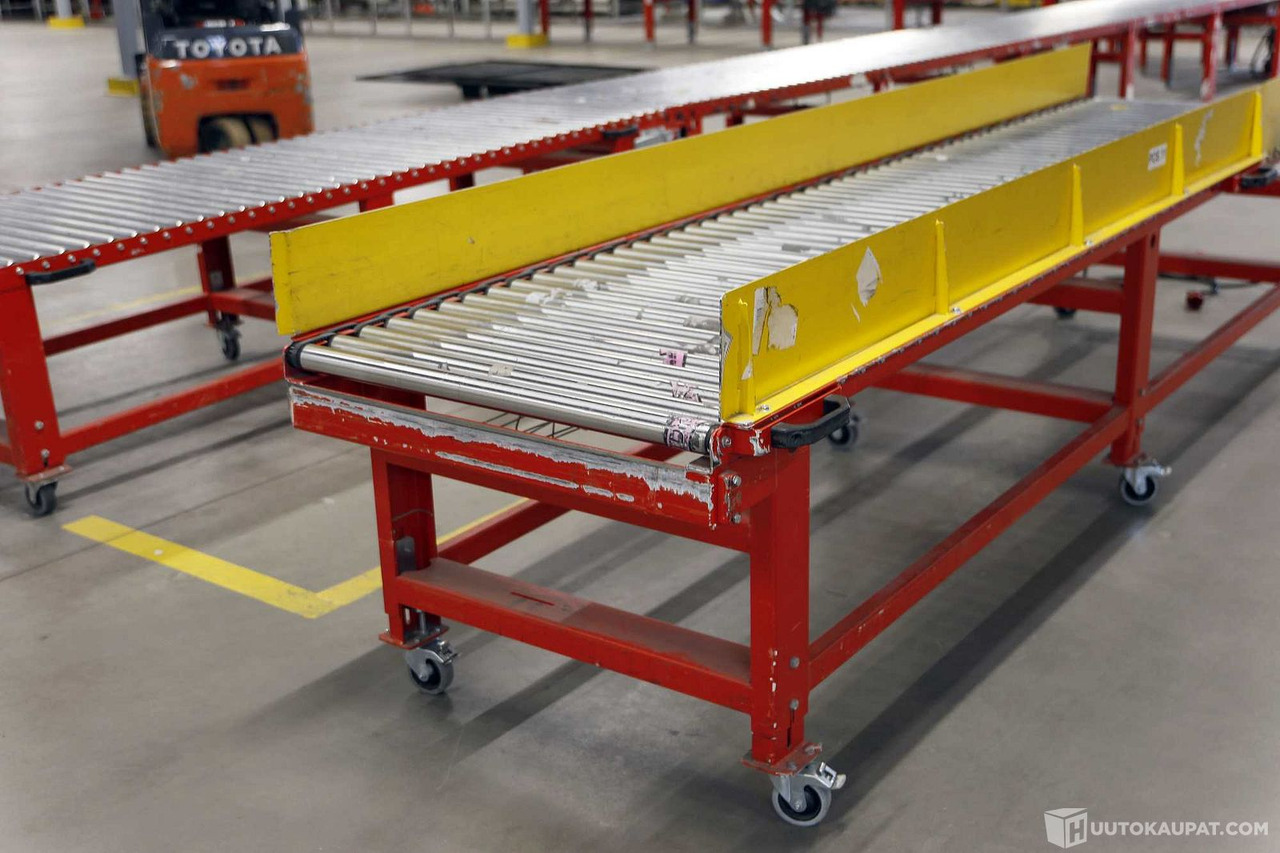 Moottoroitu, liikuteltava rullakuljetin, Ferroplan Oy. LGS6020, Vantaa - Egyéb gépek: 4 kép. Moottoroitu, liikuteltava rullakuljetin, Ferroplan Oy. LGS6020, Vantaa - Egyéb gépek: 4 kép.