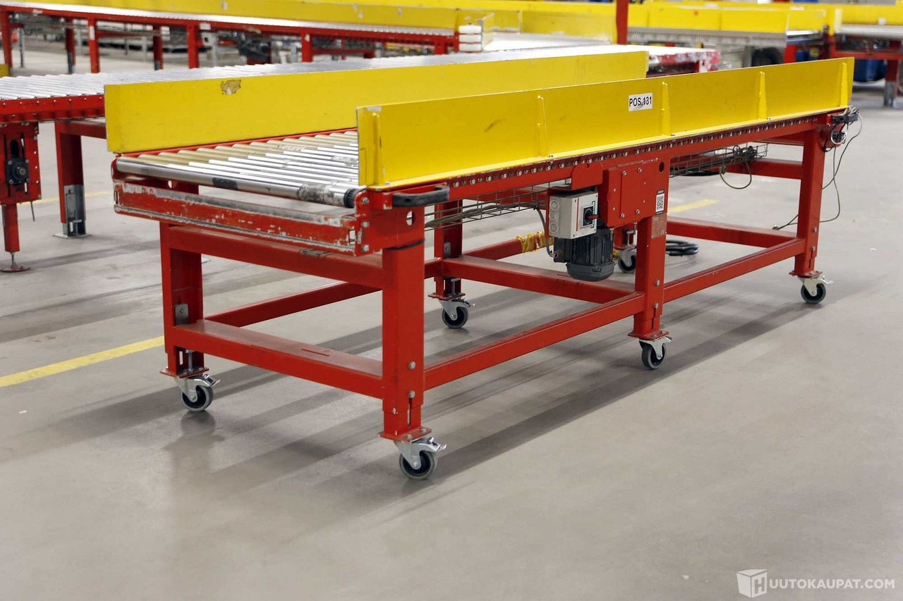 Moottoroitu, liikuteltava rullakuljetin, Ferroplan Oy. LGS6021, Vantaa - Egyéb gépek: 1 kép. Moottoroitu, liikuteltava rullakuljetin, Ferroplan Oy. LGS6021, Vantaa - Egyéb gépek: 1 kép.