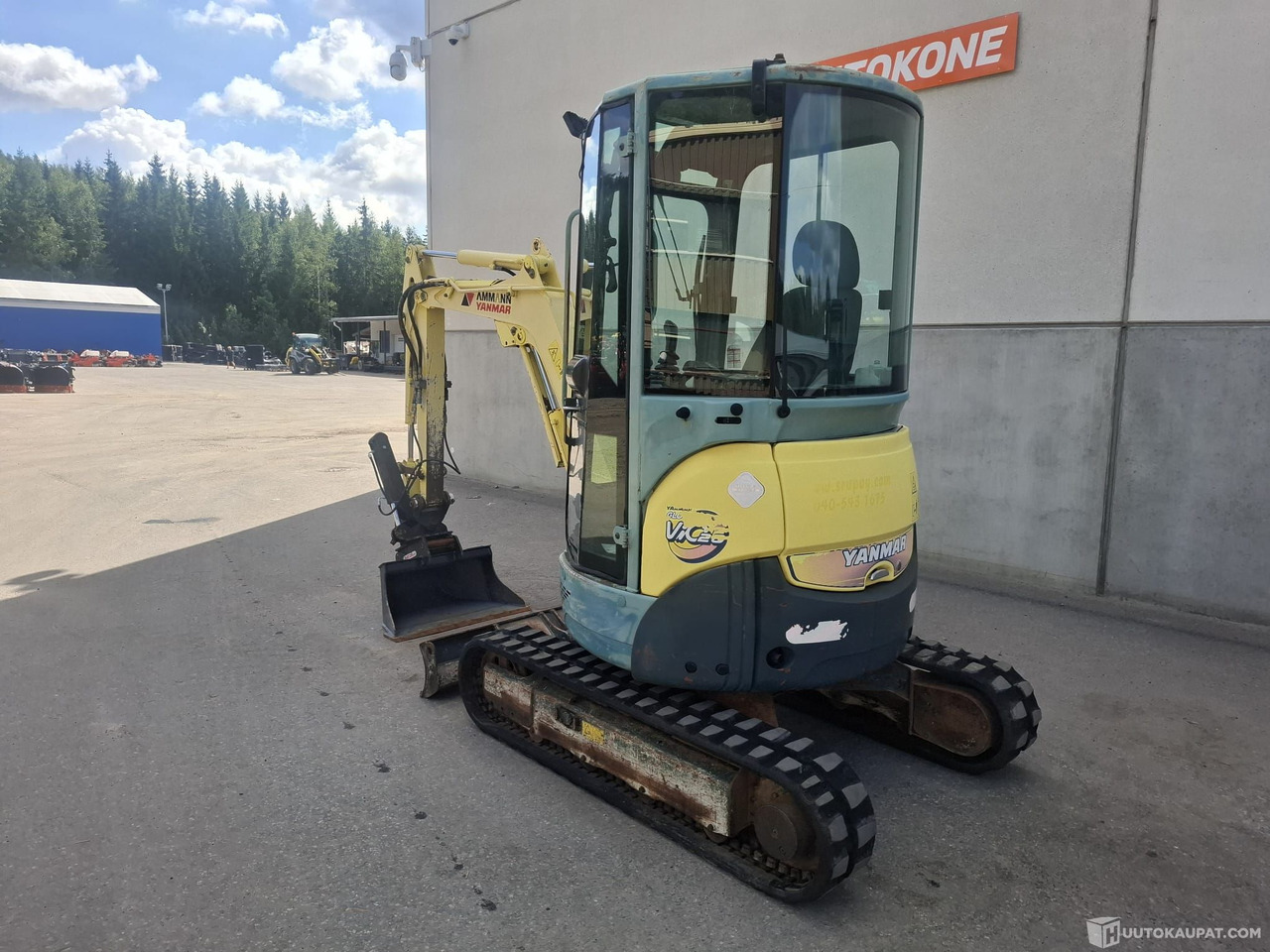 Yanmar Vio20-3, 2005, Minikaivuri, Sis alv 25,5%, Nurmijärvi - Építőipari gépek: 2 kép. Yanmar Vio20-3, 2005, Minikaivuri, Sis alv 25,5%, Nurmijärvi - Építőipari gépek: 2 kép.