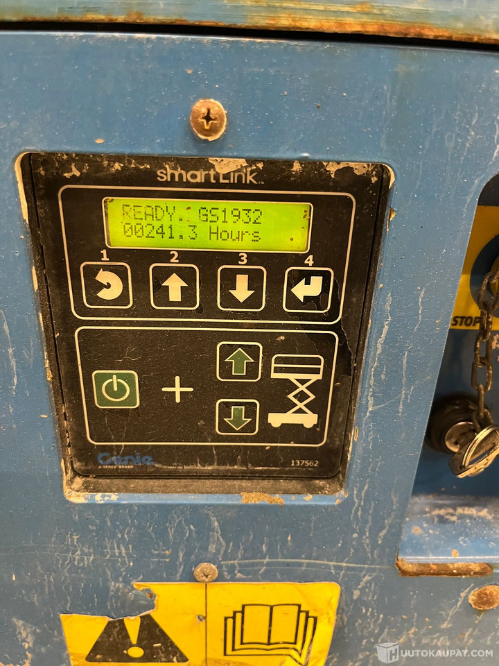 Genie GS1932, 2016 Saksilavanostin, Vantaa - Ollós emelő: 4 kép. Genie GS1932, 2016 Saksilavanostin, Vantaa - Ollós emelő: 4 kép.