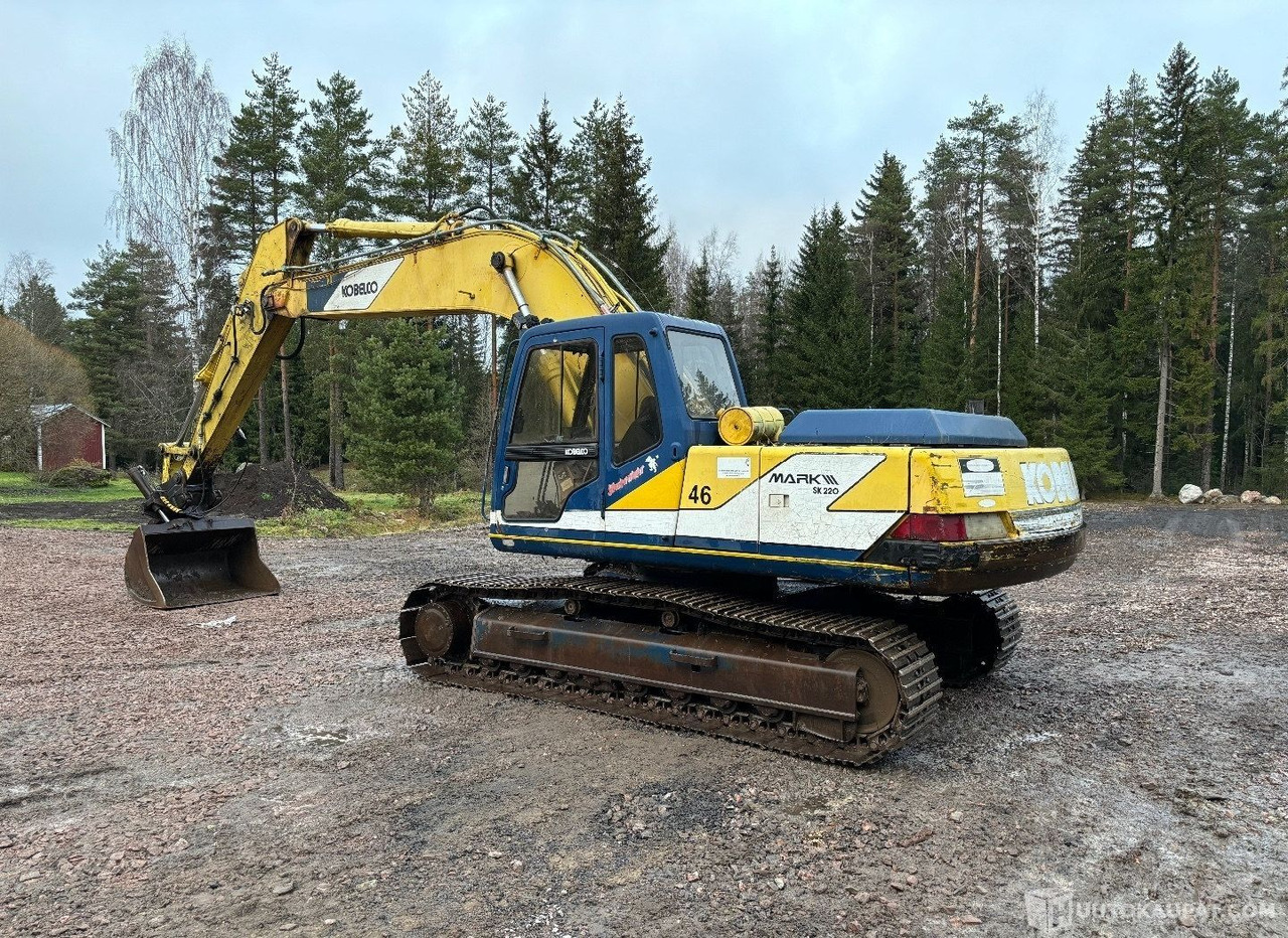 Kobelco Sk220, 1994, Kaivinkone, Askola - Lánctalpas kotró: 2 kép. Kobelco Sk220, 1994, Kaivinkone, Askola - Lánctalpas kotró: 2 kép.