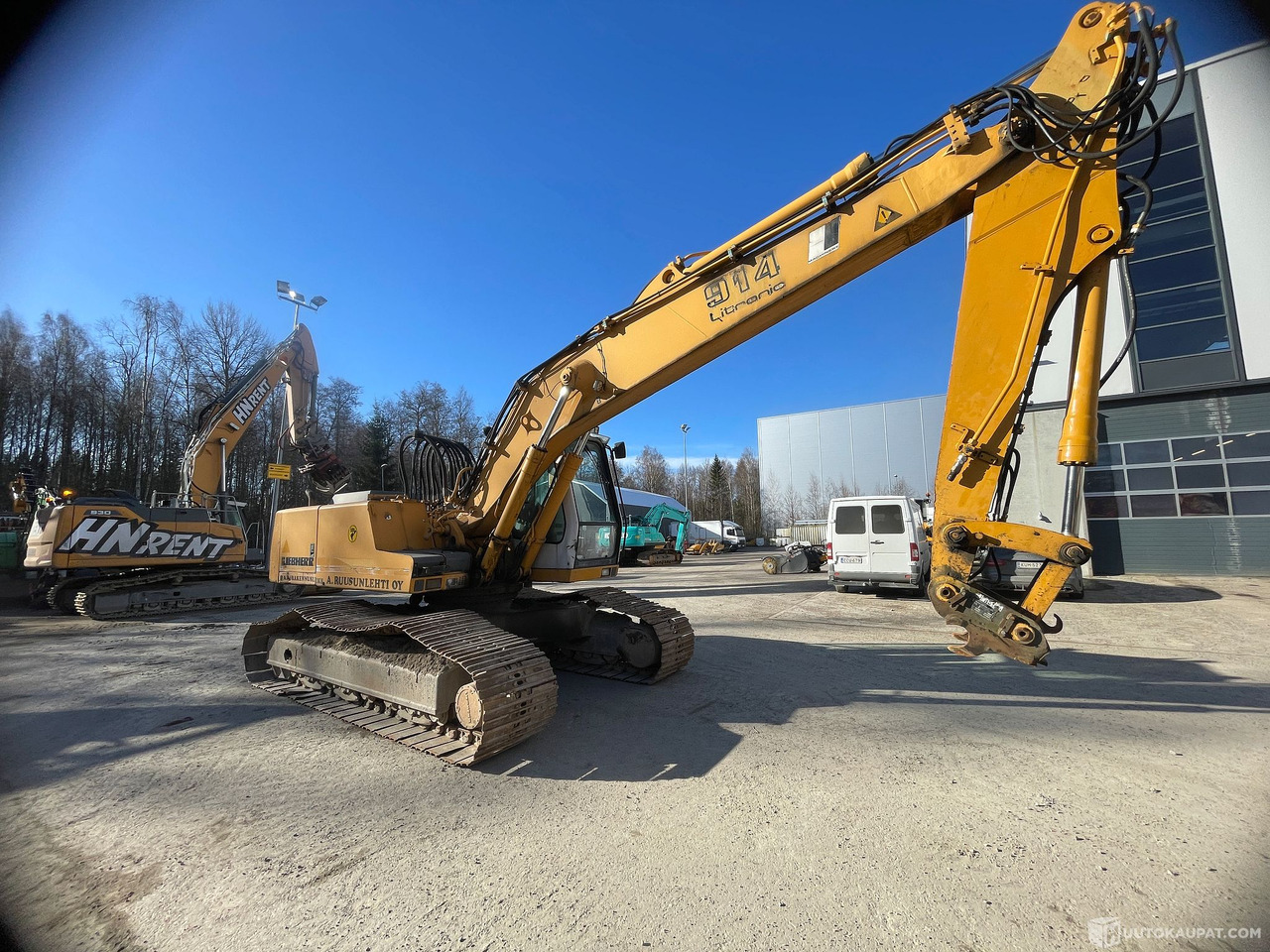 Liebherr 914,12585 H, 2000, Kaivinkone, Tuusula - Lánctalpas kotró: 4 kép. Liebherr 914,12585 H, 2000, Kaivinkone, Tuusula - Lánctalpas kotró: 4 kép.